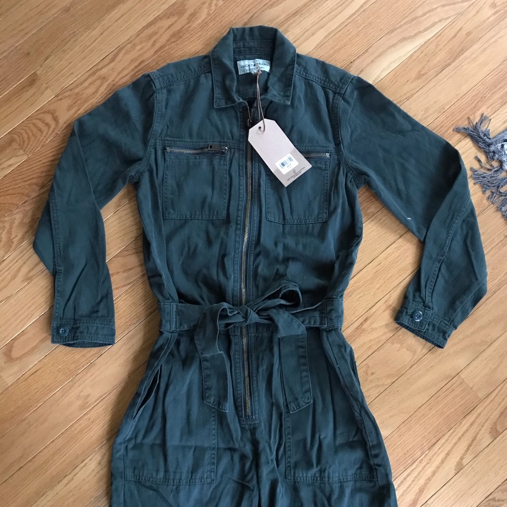 Lucky Brand Tie Front Jumpsuit